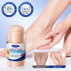 avocado foot crack cream cracked heel cream 40g 4-in-1 Anti drying dan cracking Soothes skin Moisturizing Improve roughness Suitable for the whole body