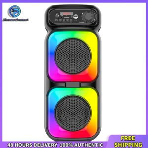 Winnereco Wireless Bluetooth Karaoke Speaker with Microphone Portable Sound System for Outdoor Parties and Travel Activities
