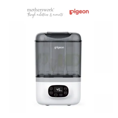 Pigeon POCHItto Steam & Dry Sterilizer | Fast & Efficient Baby Bottle Sterilizer Kills 99.9% of Germs Multipurpose Sterilization & Drying BPA-Free & Safe for Baby Essentials