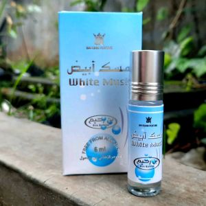 1 Box/6 Botol Parfum WHITE MUSK Bin Rohim Kemasan 6ml Roll On