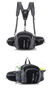 ‼️𝟮 𝗕𝗢𝗧𝗧𝗟𝗘 𝗦𝗟𝗢𝗧‼️ Running Waist Bag Waterproof Jogging Cycling Hiking Bag Large Capacity Outdoor Sports Waist Pouch 爬山腰包