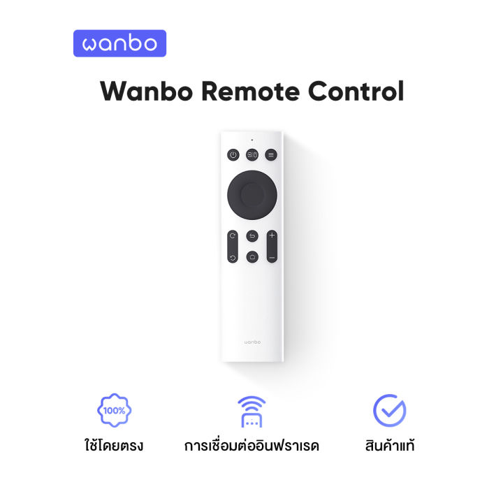 Wanbo Projector remote control รีโมทคอนโทรล สำหรับใช้กับ wanbo ทุกรุ่น