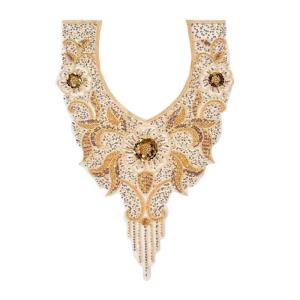 Thêu HẠT ĐÍNH cho đám cưới ăn mặc Đầm tiệc tối may trên cổ áo các bản vá lỗi xê QUIN đính cườm miếng vá để may vào đính