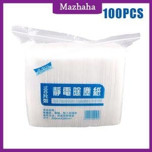 Mazhaha 30 100Pcs Of Dust Removal Paper Disposable Household Dust Removal Cloth Electrostatic Mop Pad Floor Tile Floor Cleaning Supplies