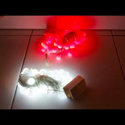 Promo - Murah Lampu Tumbler Merah Putih Merdeka 17an 10M dan 20M - Sedia Lampu tumblr led anggur hiasan 17 Agustusan meteran strip indoor outdoor dijalan murah warna-warni merah putih
