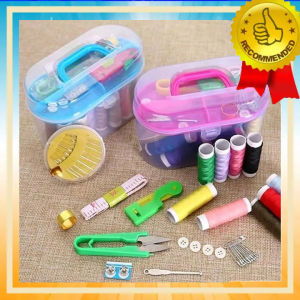 Set Alat Jahit Portable - Sewing Kit Box Kotak Set Alat Jahit Aksesoris Perlengkapan menjahit