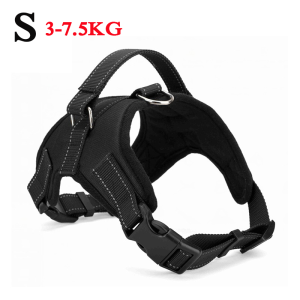 Reflective Dog Harness Vest Adjustable Nylon Harness Collar Leash Dog Leads For Small Medium And Large Dog Harness Vest Pet Supplies