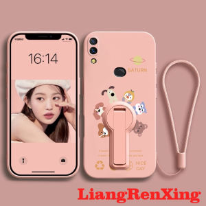 Case for Samsung A10s phone casing softcas silicone protector shockproof cover new design aesthetic with Holder animal meetings ytdwxz01