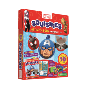 Marvel Spiderman Paint Fridge Magnets Activity Book & Craft Kit (Boxset) For Kids