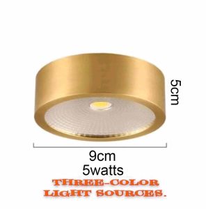 All Gold Drum Luxury Downlight LED ceilling light for Living room