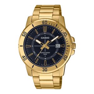CASIO ORIGINAL - CASIO MTP-VD01G-1CVUDF - MEN LA - STAINLESS STEEL - Gold - Jam dunia JD18ST # Jam Tangan Pria Jam Pria Jam Tangan Anti Air + CASIO MTP-VD01G-1C MTP VD01G 1C MTP-VD01G VD01G MTPVD01 MTP-VD01 MTPVD01G MTP-01 $ S003