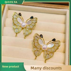 🔔🔔🔔QA Fashion Retro Butterfly Brooches For Women Clothing Coat Party Jewelry Accessories Gifts