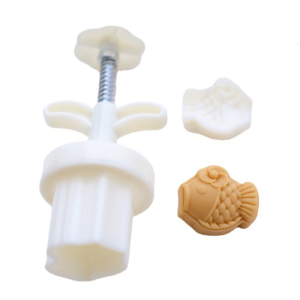 Khuôn bánh trung thu bằng nhựa hình Cá Dễ Thương 25g Khuôn bánh trung thu tiện ích nhà bếp Phụ Kiện Làm bánh tự làm cho lễ hội trung thu