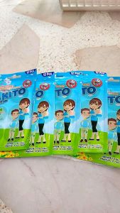 แผ่นสติ๊กเกอร์กันยุง akito แพ็ค 5 ซอง สินค้า lot ล่าสุดในประเทศ มีพร้อมจัดส่งทันที