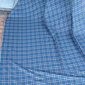 Kain Cotto Sifon Motif Kotak - Harga Setengah Meter