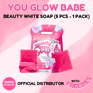 You Glow Babe Beauty White Soap 5 pcs in 1 pack | Buy 1 Take 1 | Whitening Anti aging Pampaputi