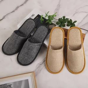 High-End Hotel Slippers Specially Designed For Hotels And Guesthouses Thickened And Non-Slip Suitable For Beauty Salons And Home Use With Logo Printing Available