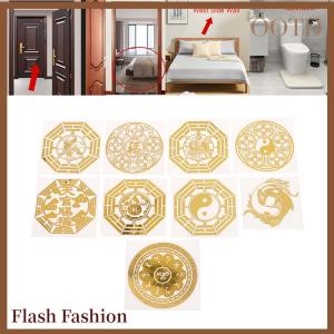 [Falsh F] Miếng dán kim loại tám Trigram hòa tan tiền của năm vị hoàng đế phong thủy miếng dán điện thoại di động tiền vào nhà vô hình