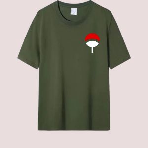 Kaos pria atasan baju pria kaos oblong baju kaos cowok lengan pendek klan uchiha