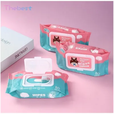 3 packs Baby Wipes Kids Adult Organic Wipes 80 sheets/ per pack