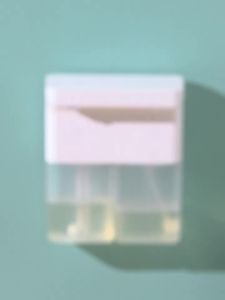 【eoxjk】Double Head cecair Outlet Gel Drop Foam Dispenser sabun Wall-mounted automatik tangan basuh buih Sanitizer mencuci Dishwashing Dispenser untuk bilik mandi dapur isi rumah