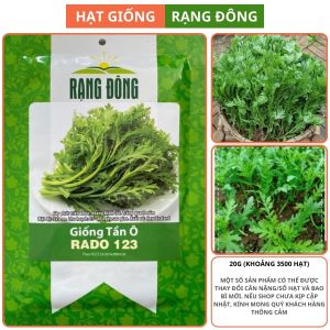 Hạt giống Tần Ô RADO 123 20g(Khoảng 3500 hạt) Nảy mầm tốt Ít sâu bệnh | Hạt giống Rạng Đông
