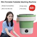 12L Portable Foldable Mini Washing Machine with Spin Dry Basket Compact Washer Travel, Dorm, Camping, 3 Smart Wash Modes. 
