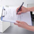 PISSA WIKEA Office Supplies File Organizer Writing Boards Writing Pads Paper Ticket Storage A5 Size Clipboard Menu Bill Folder Writing Board Clip A4/A5/A6 Clipboard A4 Document Holder. 