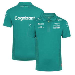 New short-sleeved polo shirt mountain bike/off-road motorcycle apparel F1 racing-inspired breathable quick-drying round-neck design custom-made