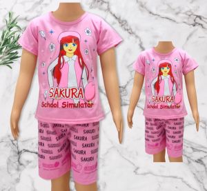 baju setelan anak perempuan kekinian / kualitas terjamin / sakura school