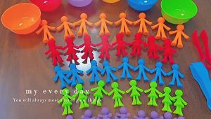 Childrens Rainbow Counting Soft Rubber   Montessori early education educational toys   Cognitive Classification Teaching Aids for Young Children