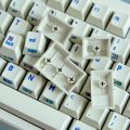 【Keycap Only】Side Engraved Vintage C64 Keycap CBM 64 Commodore 64 Keyboard keycap 153 Keys Cherry Profile PBT Sublimation With 2U 1.75U Shift For Cherry MX Switch Mechanical Keyboard Keychron/RK61/GK61/Anne Pro 2. 