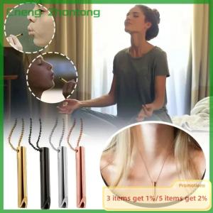 Cneng Aerosolry Breathlace Anti Vaping Necklace Breathlace Stress Anxiety Necklace Natural Calming Chain Breathlace Necklace