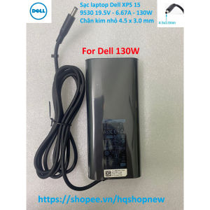 ️[Sạc zin] Sạc laptop Dell XPS 15 9530 19.5V - 6.67A - 130W Chân kim nhỏ 4.5 x 3.0 mm