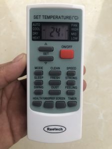 Remote Điều khiển từ xa điều hòa Reetech - Reetech RT 1HP 1.5HP 2HP 2.5HP - Chất lượng tốtmới 100%-Tặng kèm Pin