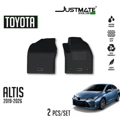 JUSTMATE TOYOTA พรมปูพื้นรถยนต์ ALTIS 2019 - 2026 ใช้ได้กับ น้ำมัน และ HEV