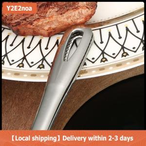 【Local shipping】 1PC Stainless Steel Food Tongs Long Handle Non-Slip Barbecue Tongs Steak Tongs Kitchen Cooking Tools Kitchen Accessories