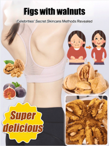 No Sugar Added Figs with Walnuts A+ Grade Natural Sweetness Healthy Snack Pack Rich in Fiber and Omega 3
