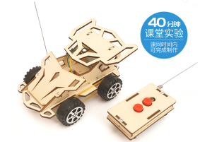 STEM Parent Child DIY Remote Control Car Wood Science Electronic Toys Kindergarten Kids Early Learning Educational Gifts
