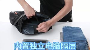 Roll Top Men Backpack 21L Laptop Travel Commuting Bagpack Water-resistant Lightweight Bag Man