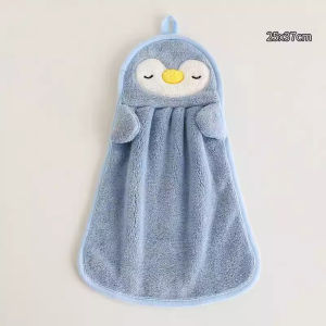 ผ้าขนหนูเช็ดมือ ผ้าเช็ดมือ Hand Towel ผ้าเช็ดมือแบบแขวน ขนาด 25 x 37 cm มี 3 สีให้เลือก ผ้าเช็ดมือหนานุ่ม ลายการ์ตูนน่ารัก ผ้าเช็ดอเนกประสงค์