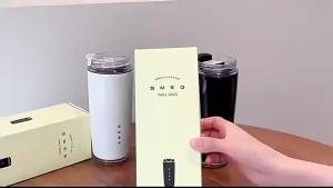 420ML Retro Insulated Coffee Cup Stainless Steel Vacuum Travel Mug for Office Commute