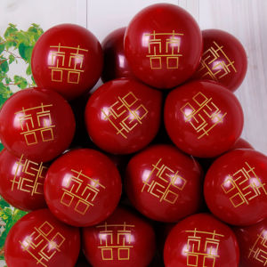 FY Red Balloon for Wedding Decoration Proposal Confession Engagement Birthday Party Belon Kahwin 結婚用品 結婚布置 囍 双喜气球