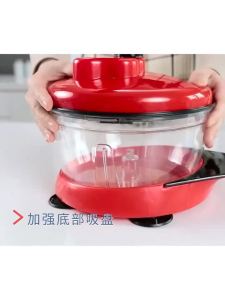 家庭切菜器大蒜机手动绞肉机饺子馅机绞菜机蒜泥器韭菜花非电动Pemotong sayur rumah mesin bawang putih pengisar daging manual mesin pengisian ladu pengisar sayuran puri bawang putih bunga daun bawang bukan elektrik