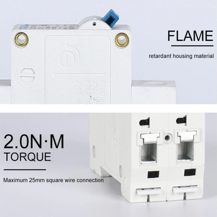 2P DC AC MCB 100A 125A 600V Solar Mini Circuit Breaker Switch ...