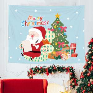 Christmas Tree Pine Tree Hanging Cloth Wall Decoration Cloth Fresh Holiday Background Cloth Simple Tapestry