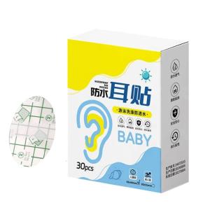 Water Resistant Baby Ear Covers Comfortable Adhesive Protectors For Infant Bath Time Pool Swimming Surfing Water Sports