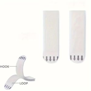 36 Pairs Command Style Picture Strips Removable Wall Adhesive Fasteners for Canvas Art Photo Frame Sticky Mounting Tape No Damage to Wall Hooks