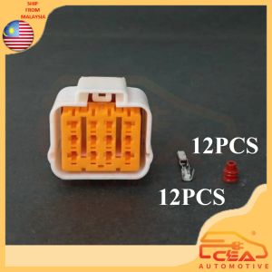 1PCS 12 PIN PERODUA MYVI DAIHATSU KEMBARA DVVT GEARBOX HARNESS SOCKET CONNECTOR WATERPROOF 12 pin