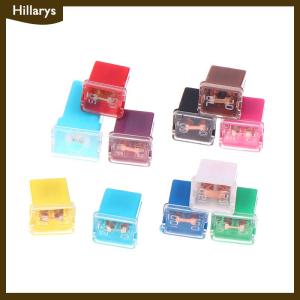 [Hillarys] 5pcs Mini Square Fuse 20A 30A 40A 50A 60A 70A 80A 90A Set Automotive Car Fuse With Plastic Box Assortment Auto Fuse